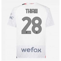 Pánský Fotbalový dres AC Milan Malick Thiaw #28 2023-24 Venkovní Krátký Rukáv